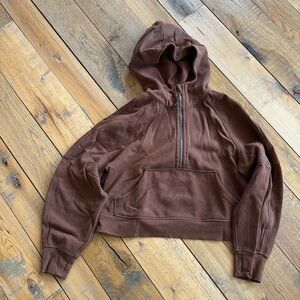 Lululemon roasted brown scuba xs/s